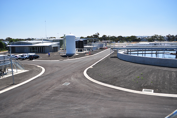Photograph of the Northern Treatment Plant facility.