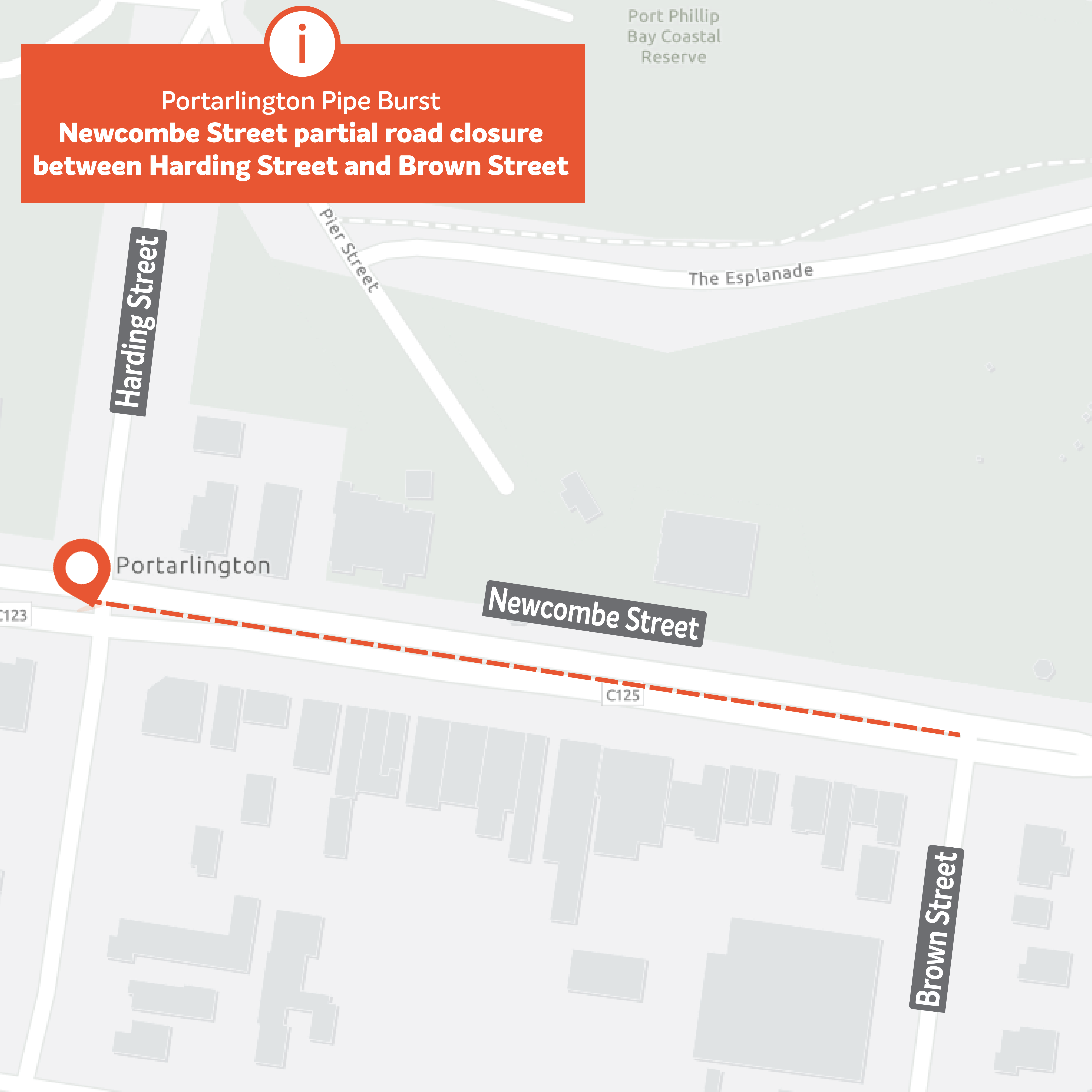 portarlington pipe burst